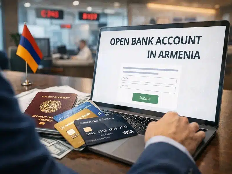 بهترین بانک ارمنستان؛ خدمات و شرایط افتتاح حساب برای ایرانیان مدارک بهترین بانک ارمنستان